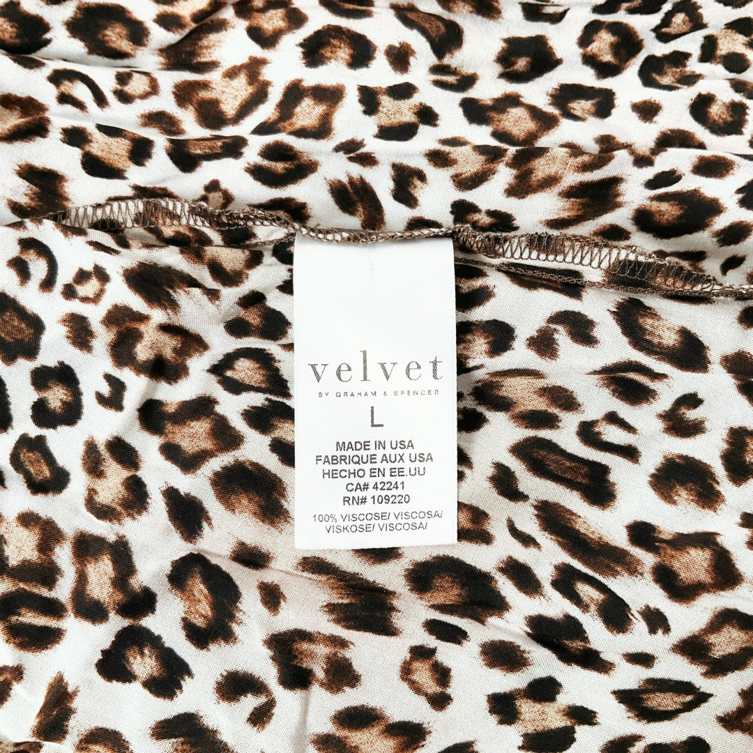 Velvet by Graham & Spencer - Cheetah Wrap Dress