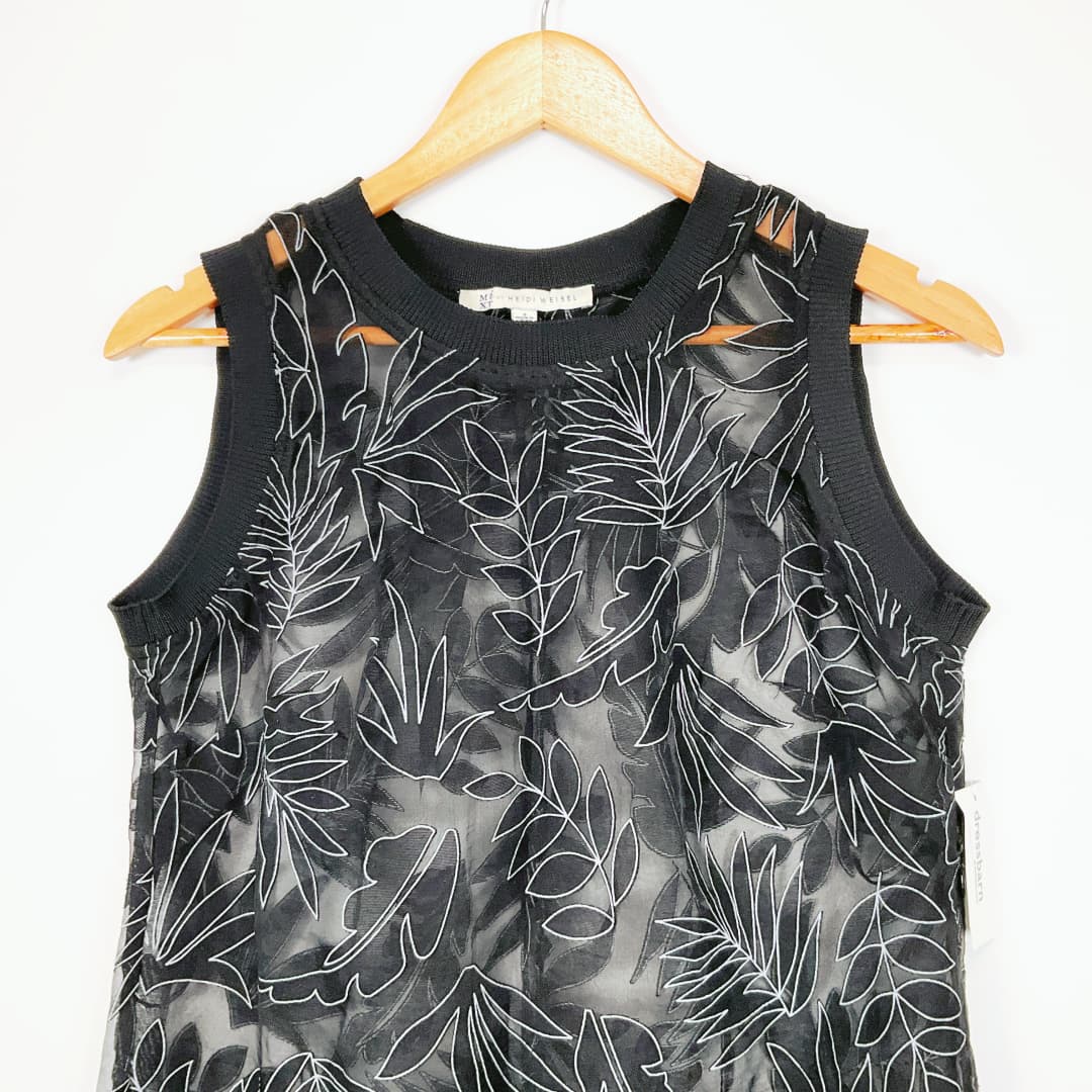 MiXT by Heidi Weisel - Sheer Black Coverup