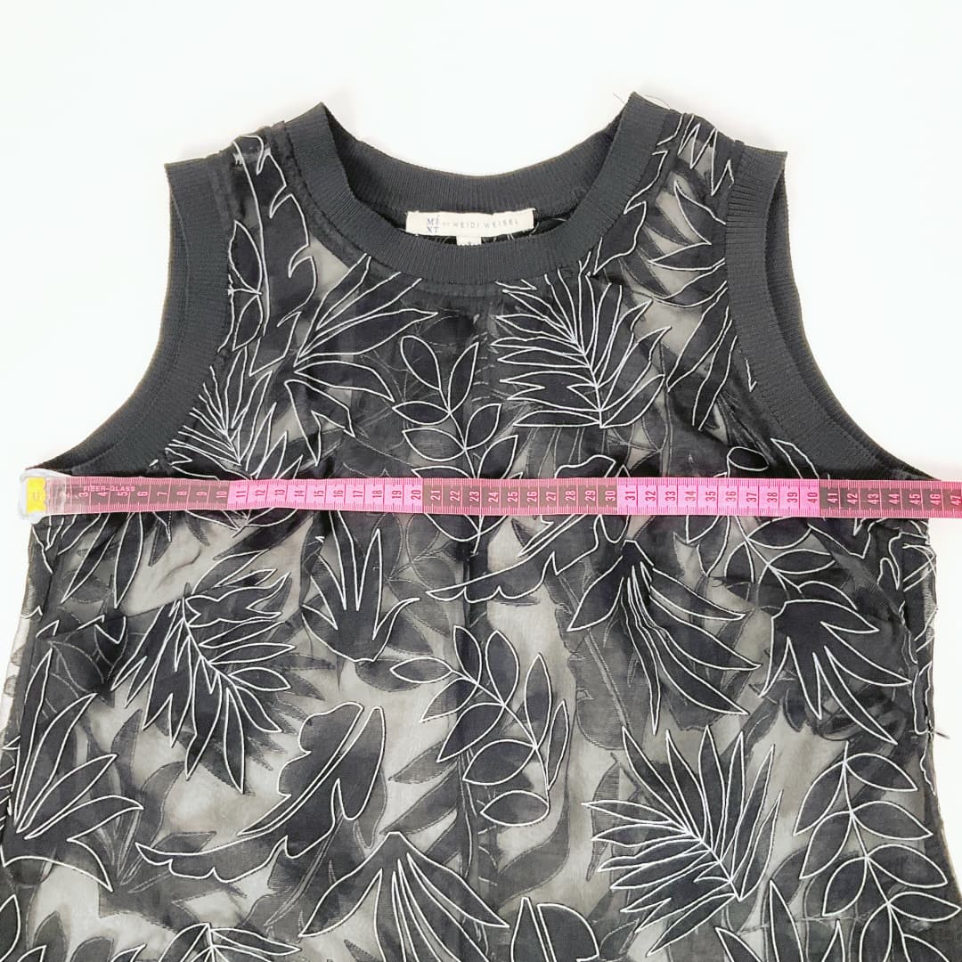 MiXT by Heidi Weisel - Sheer Black Coverup