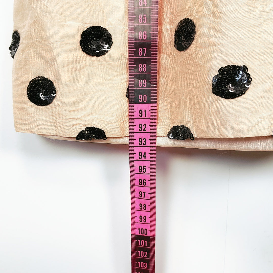 Alannah Hill - Silk Polka Dot Beige Dress