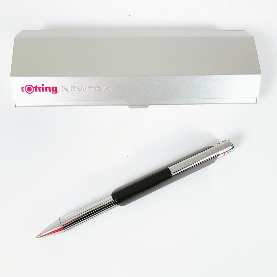 Rotring Newton Ballpoint Pen, Chrome and Silver