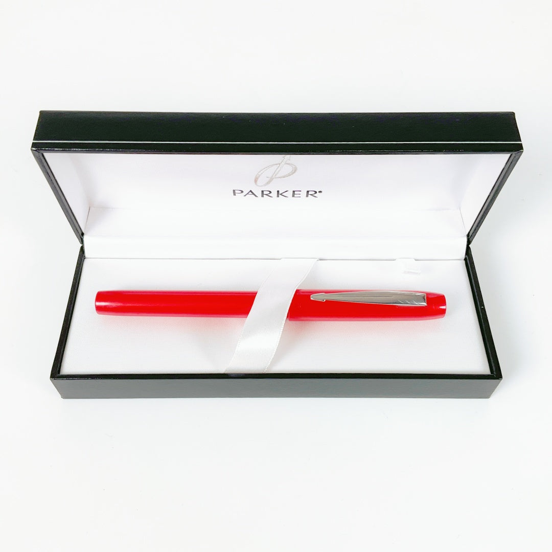 Parker - Vintage Red Reflex Cartridge Fill Pen