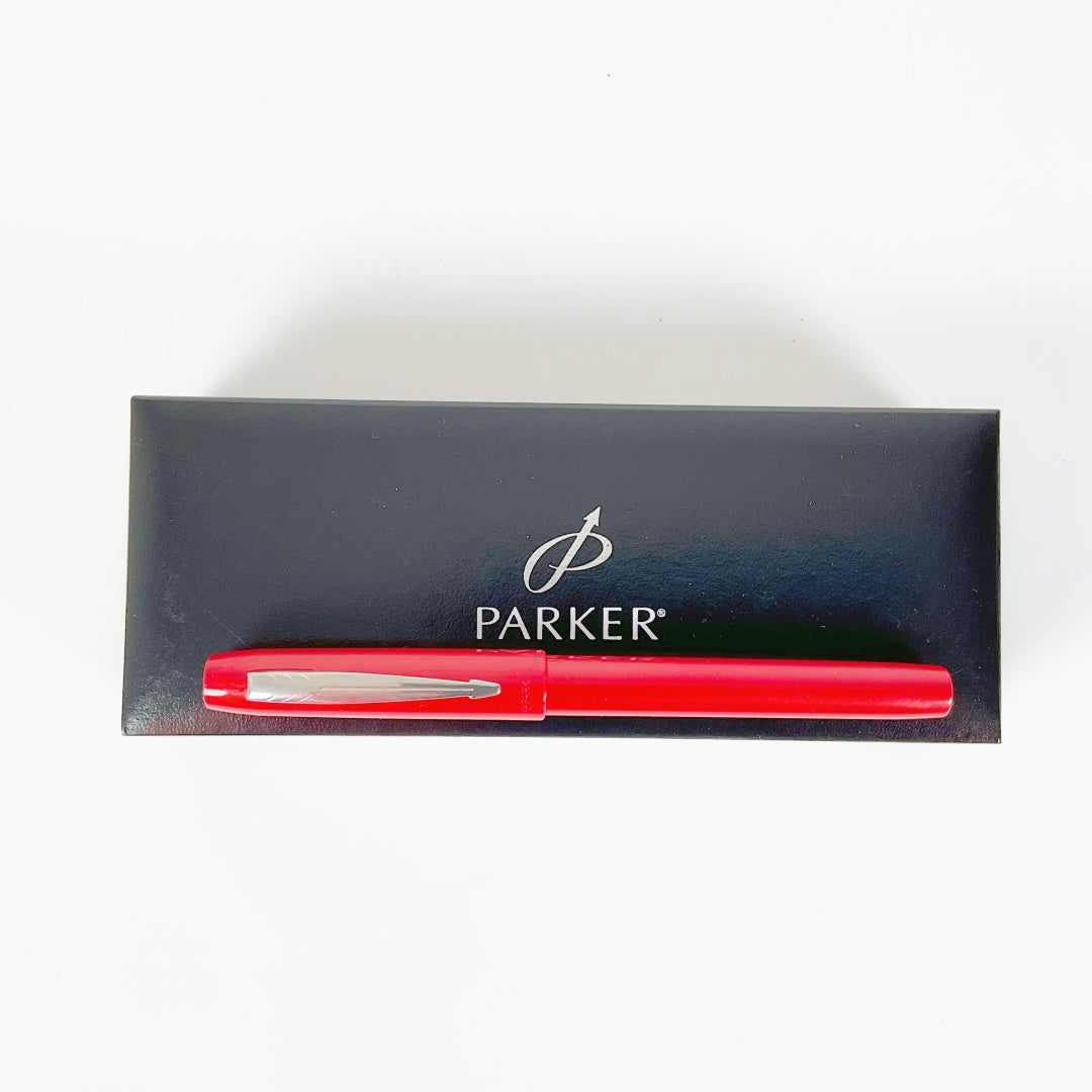 Parker - Vintage Red Reflex Cartridge Fill Pen