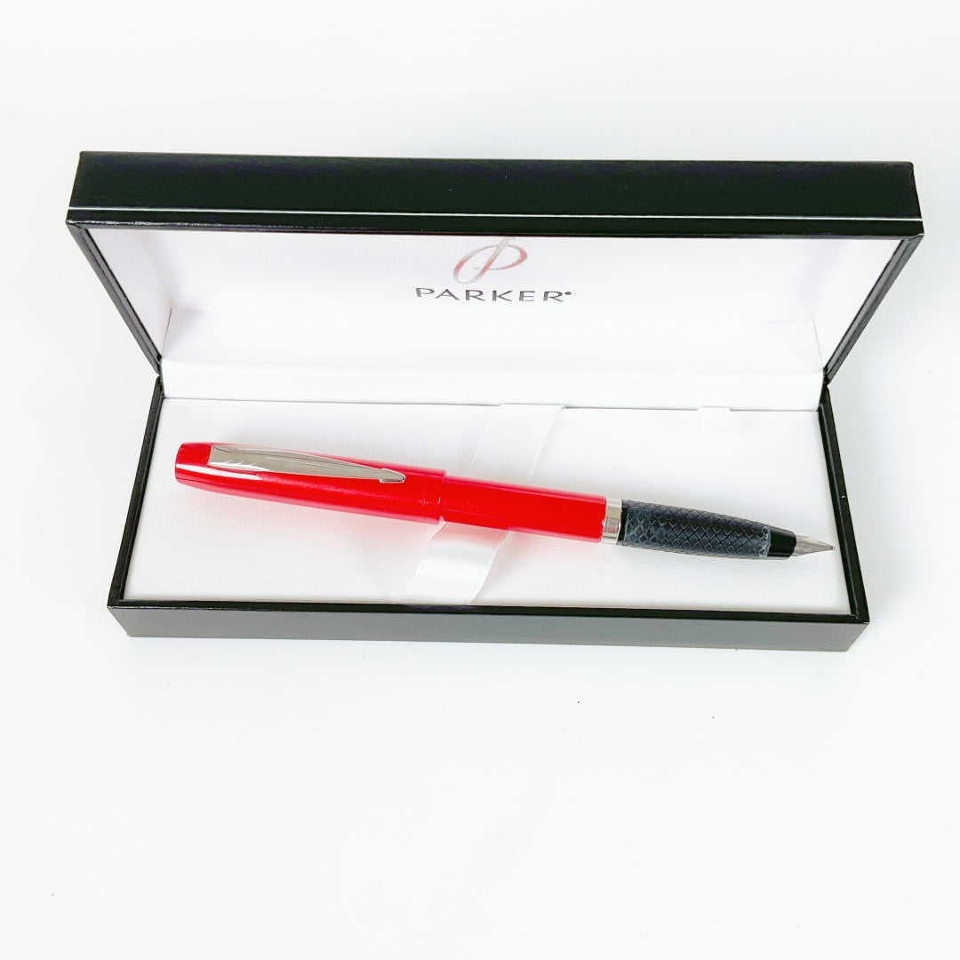 Parker Vintage Red Reflex Cartridge Fill Pen - Main Image