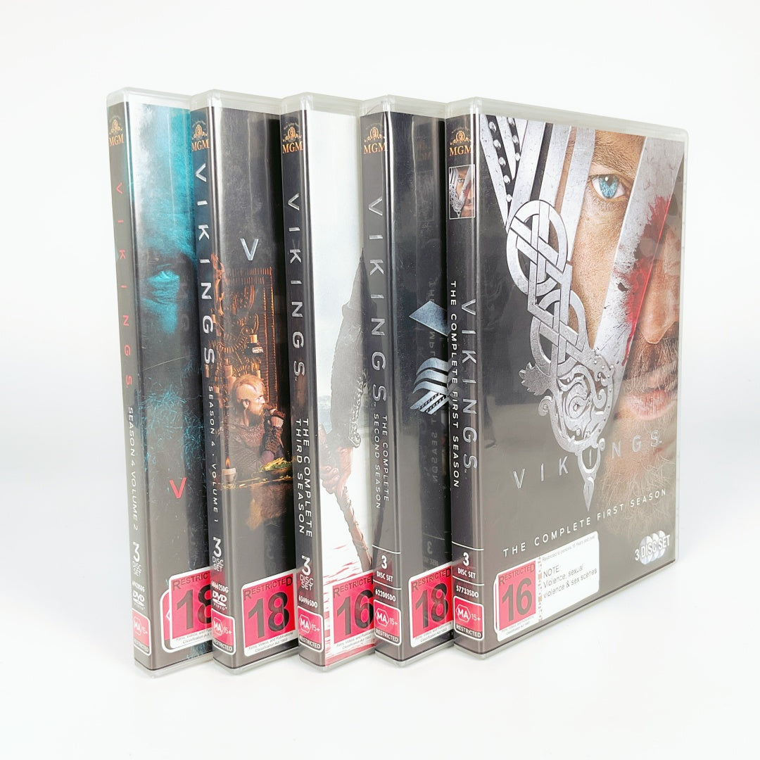 Vikings DVD Set – Complete Seasons 1, 2, 3, 4 (Vol. 1 & 2)