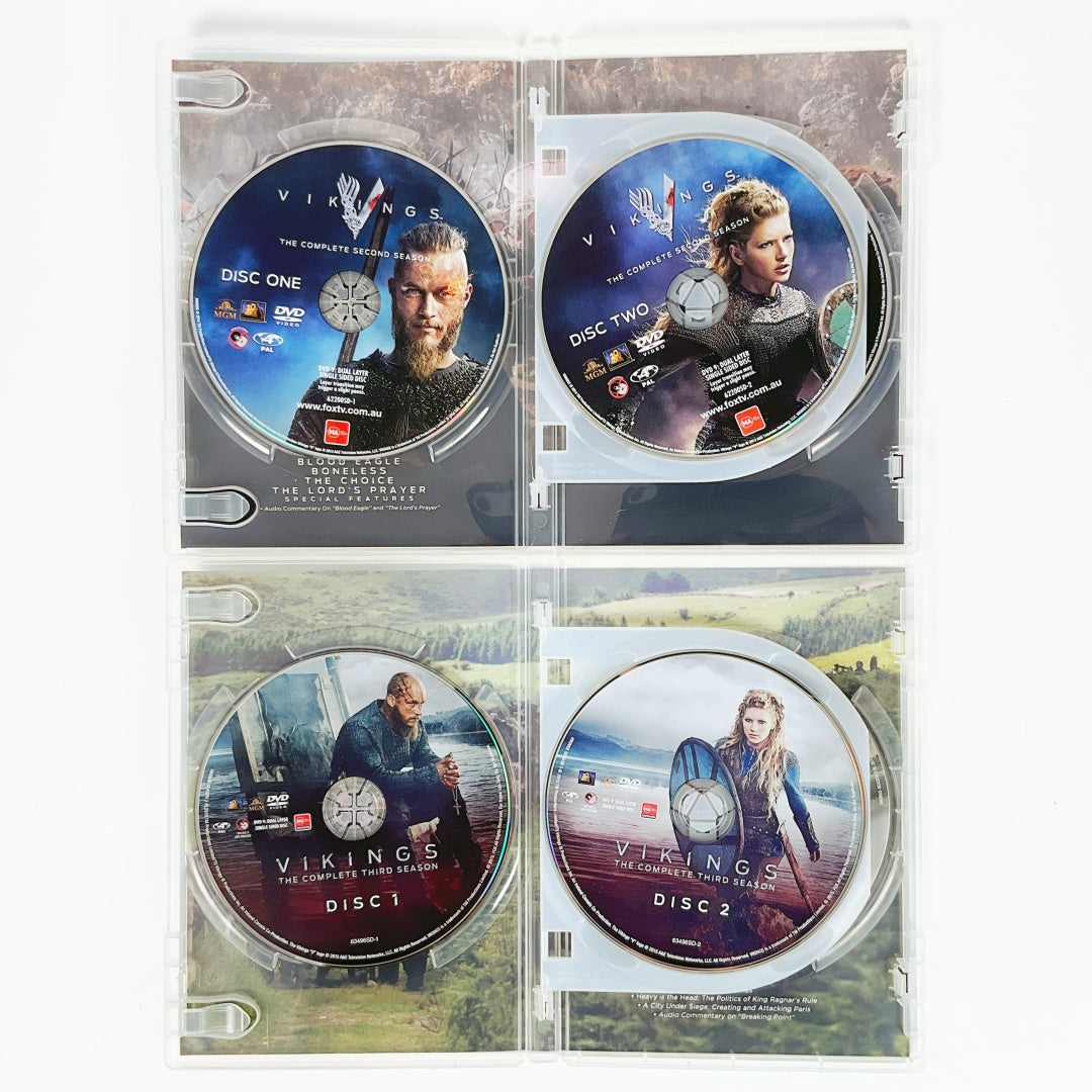 Vikings DVD Set – Complete Seasons 1, 2, 3, 4 (Vol. 1 & 2)