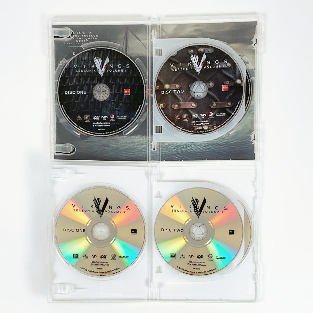 Vikings DVD Set – Complete Seasons 1, 2, 3, 4 (Vol. 1 & 2)
