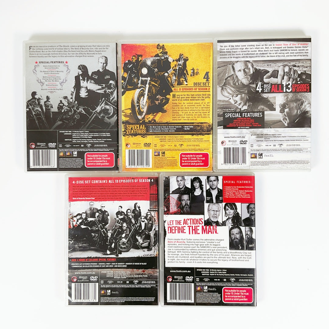 Sons of Anarchy The Complete Series DVD Set (Seasons 1-6 Final
