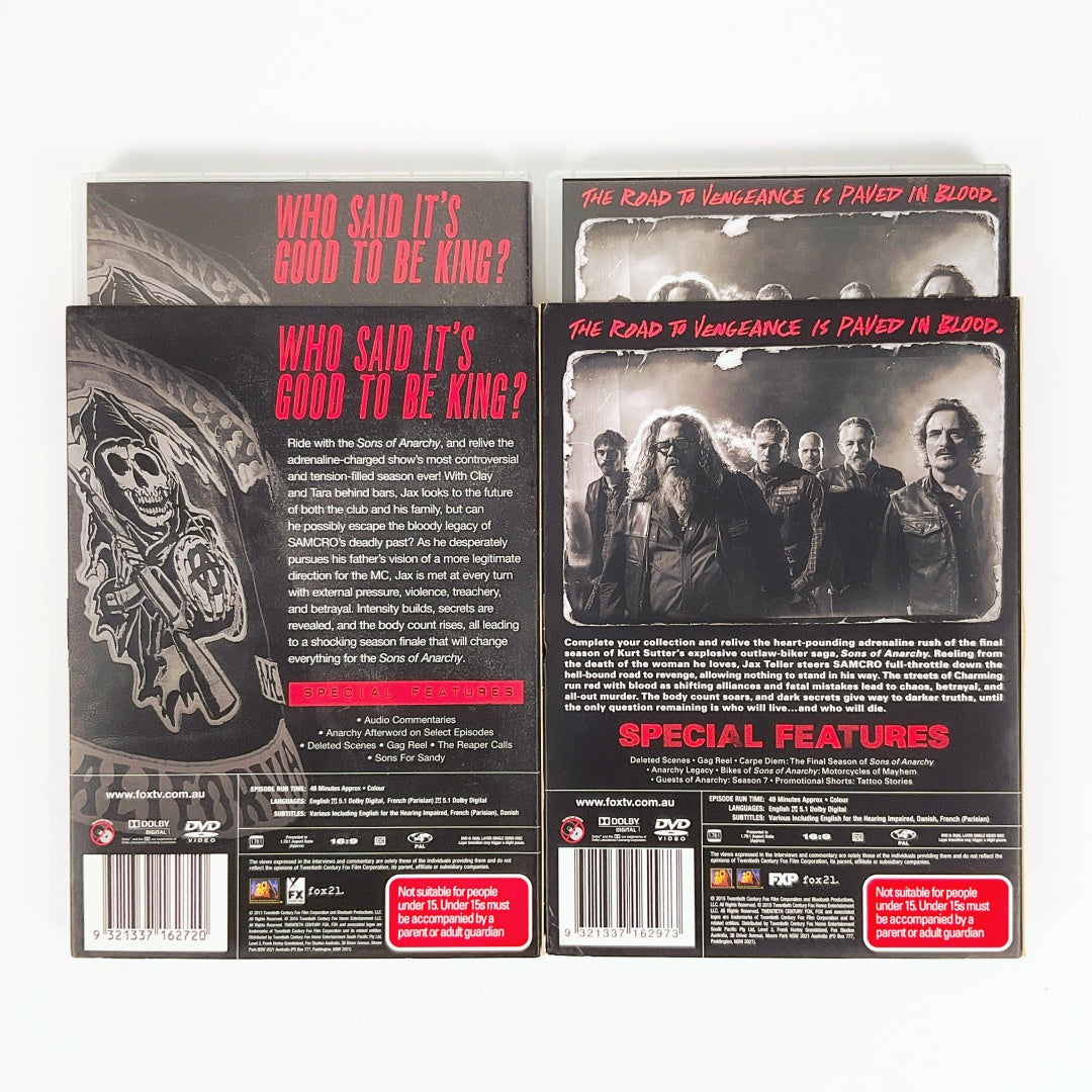 Sons of Anarchy - The Complete Series DVD Set (Seasons 1-6 & Final