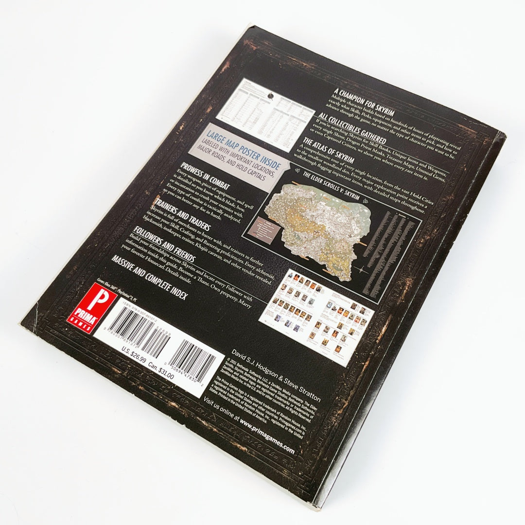 The Elder Scrolls V Skyrim Official Game Guide- With Map