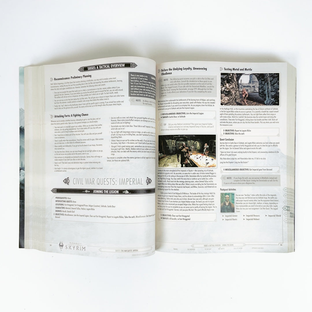 The Elder Scrolls V Skyrim Official Game Guide- With Map