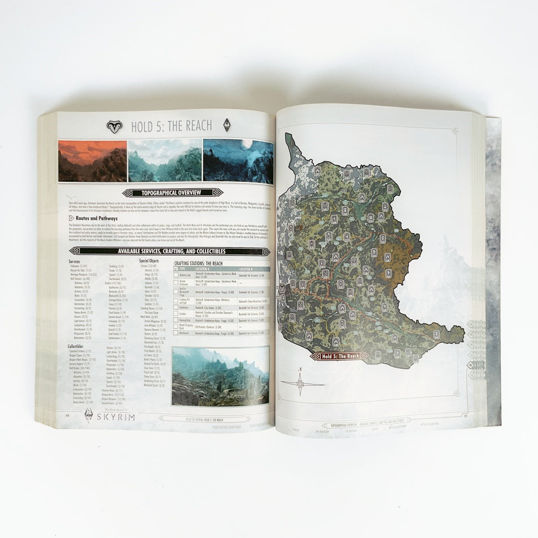 The Elder Scrolls V Skyrim Official Game Guide- With Map
