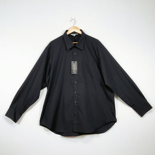 AP Business-Classic Black Long-Sleeve Shirt