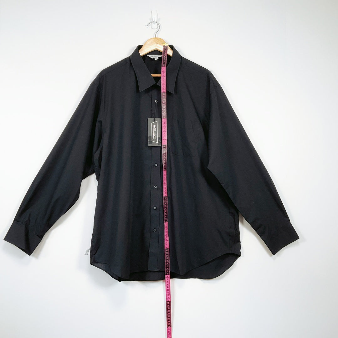 AP Business-Classic Black Long-Sleeve Shirt