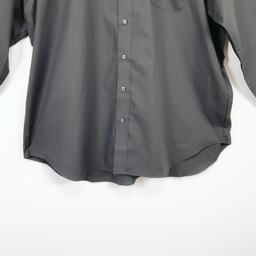 AP Business-Classic Black Long-Sleeve Shirt