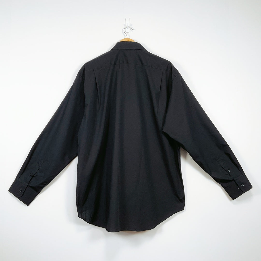 AP Business-Classic Black Long-Sleeve Shirt