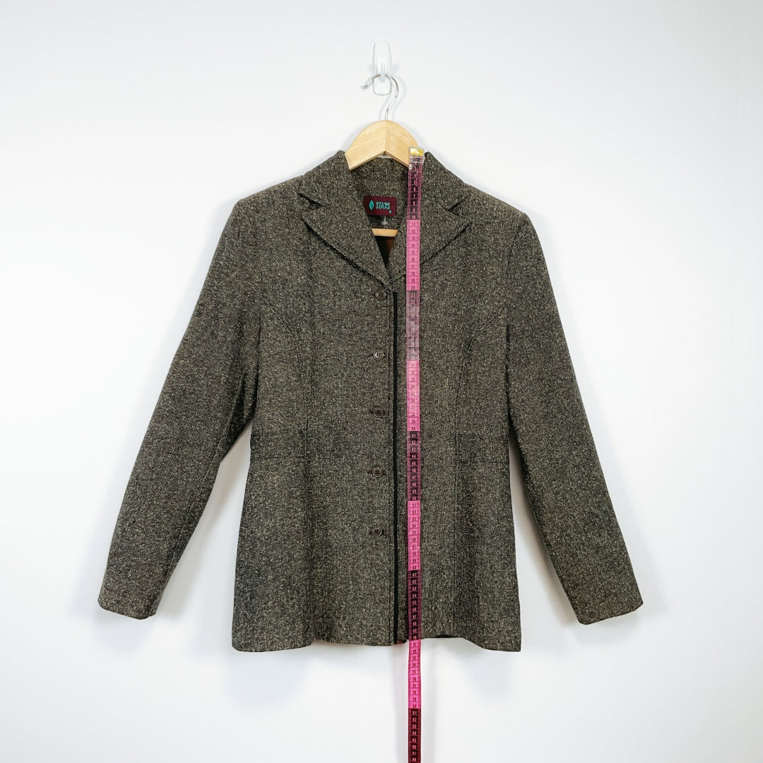 STAXS-SINGLE BREASTED BLAZER-JACKET