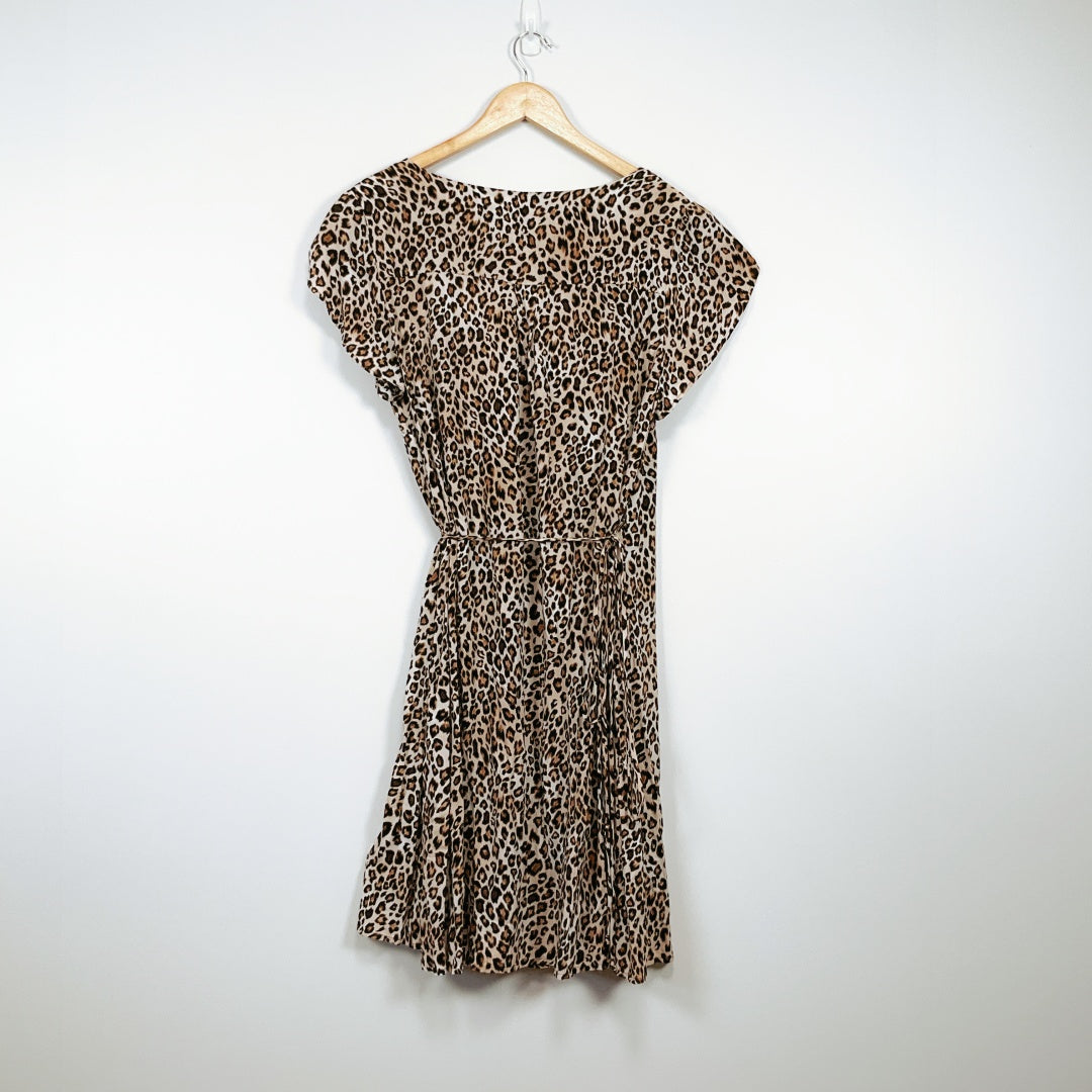 Velvet by Graham & Spencer - Cheetah Wrap Dress