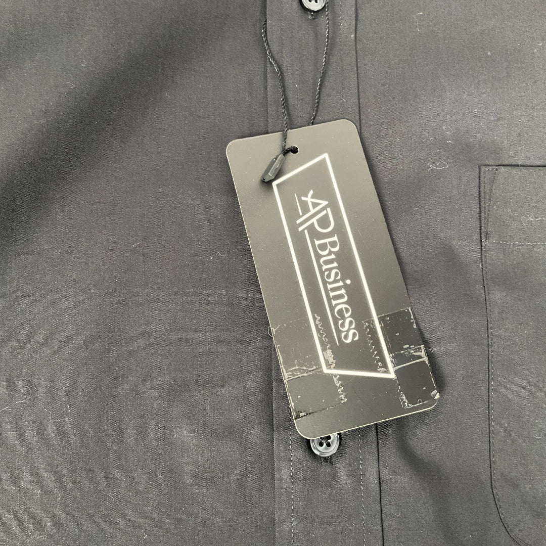 AP Business-Classic Black Long-Sleeve Shirt
