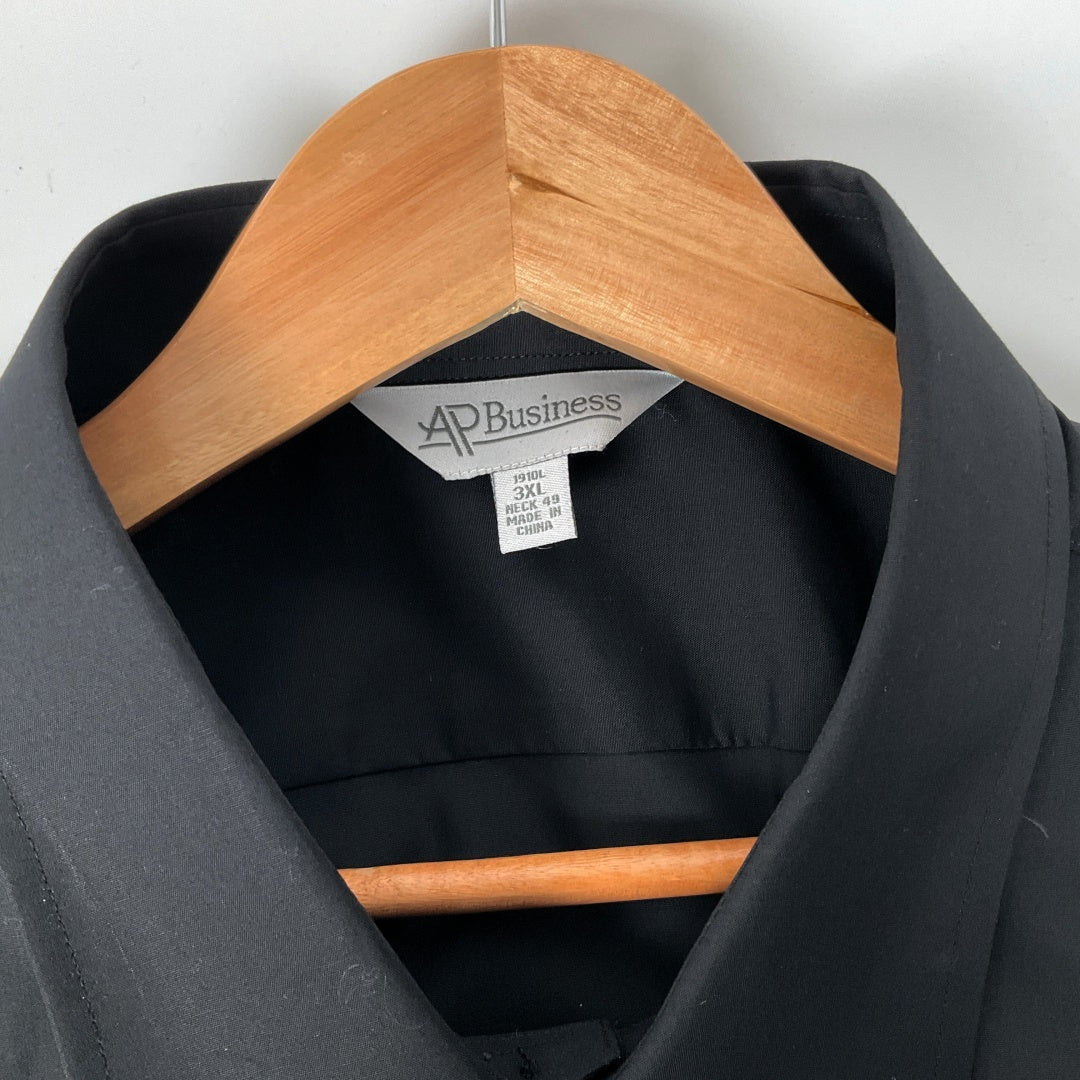 AP Business-Classic Black Long-Sleeve Shirt