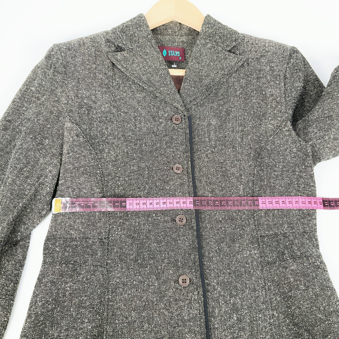 STAXS-SINGLE BREASTED BLAZER-JACKET