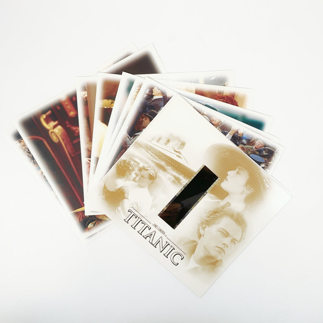 Titanic VHS Video Collectors Box Edition with 35mm Film Cell & 8 Collector Cards