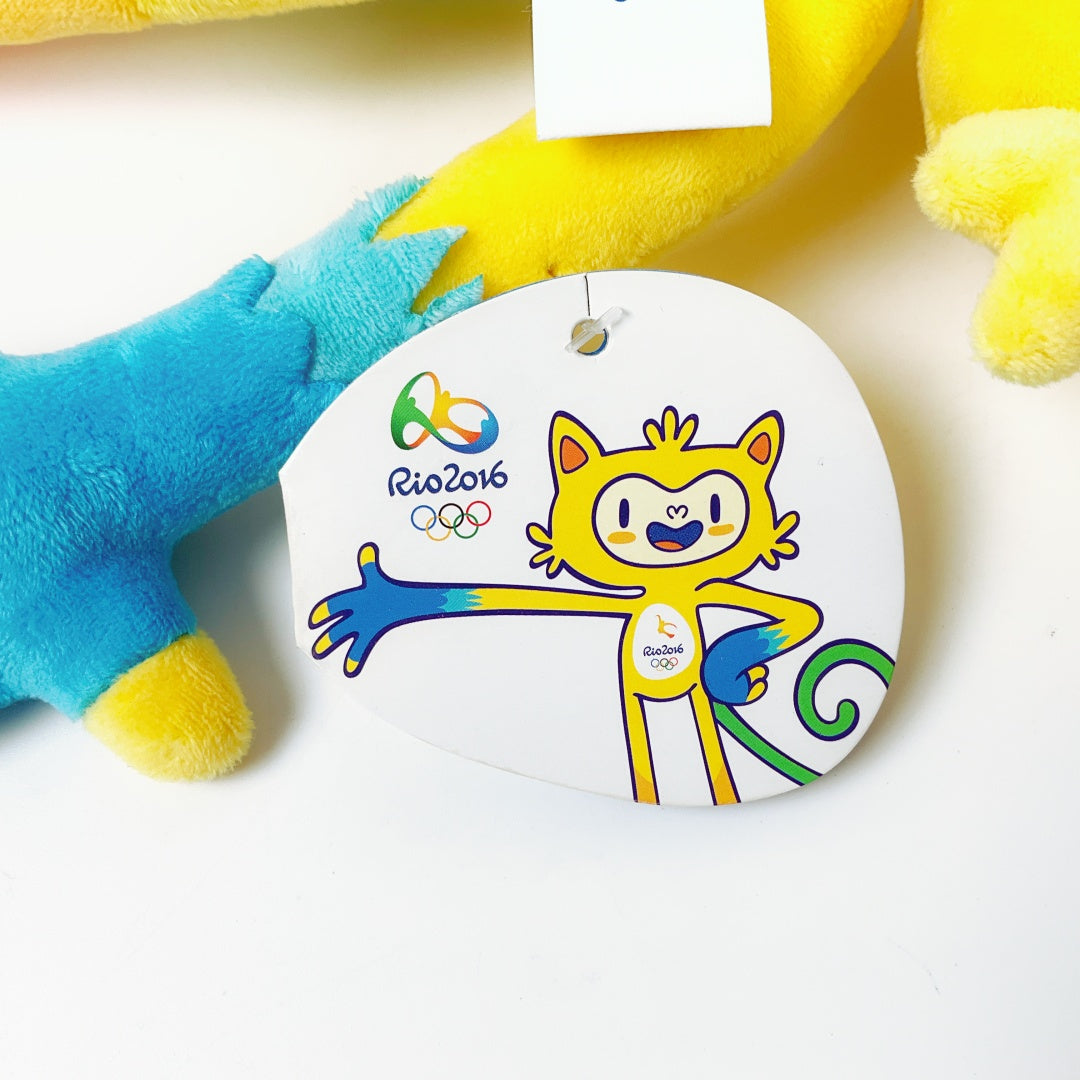 RIO 2016 Olympic Mascot VINICIUS Plush Soft Toy