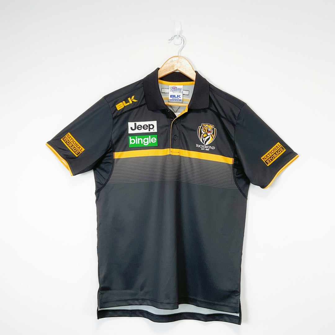 BLK - AFL On-Field Team Gear Richmond Tigers Unisex Polo