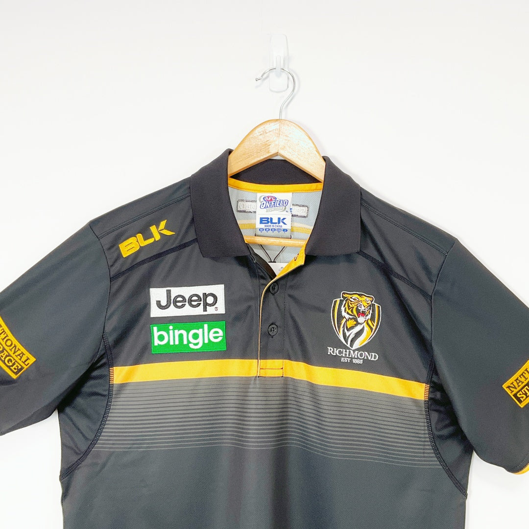 BLK - AFL On-Field Team Gear Richmond Tigers Unisex Polo