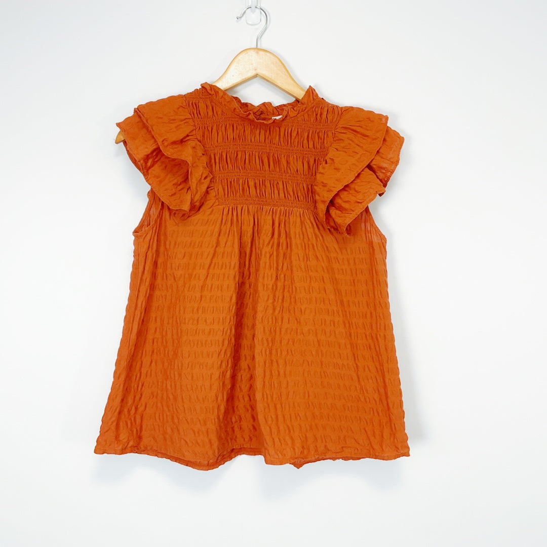 Seed - Heritage Ruffle Sleeve Top