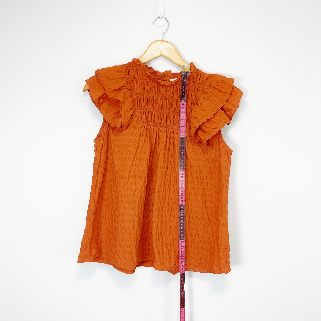 Seed - Heritage Ruffle Sleeve Top