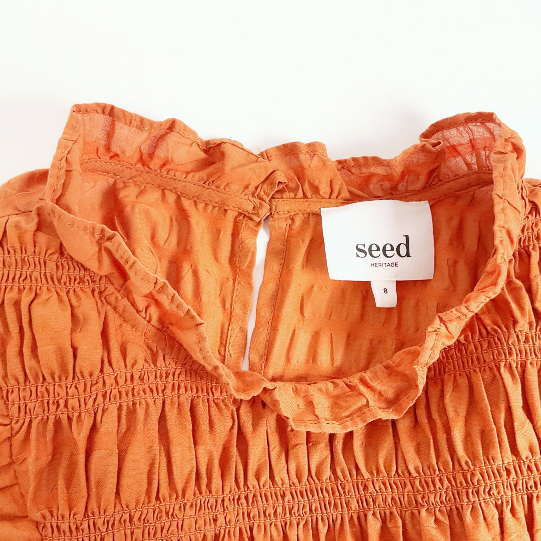 Seed - Heritage Ruffle Sleeve Top