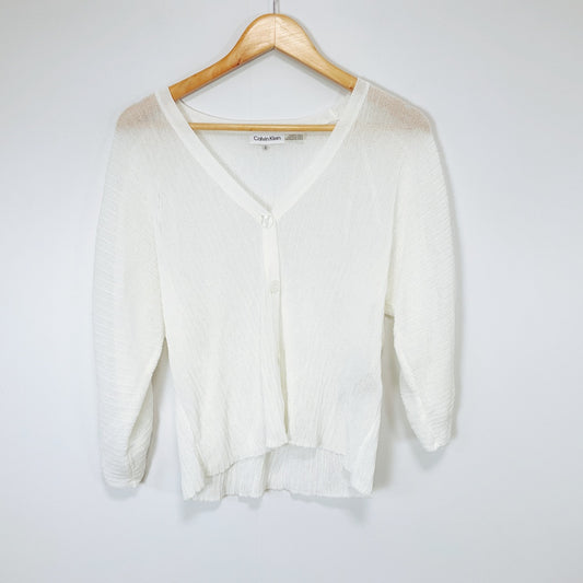 Calvin Klein - Women's White Cardigan