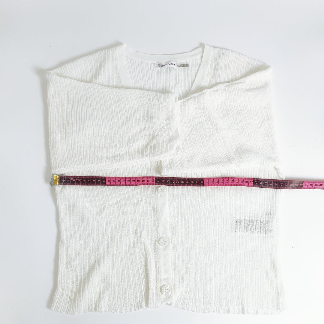Calvin Klein - Women's White Cardigan