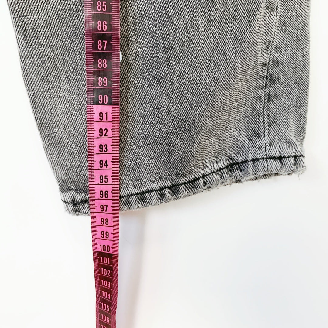 ZARA - Women's Straight Jeans in Grey