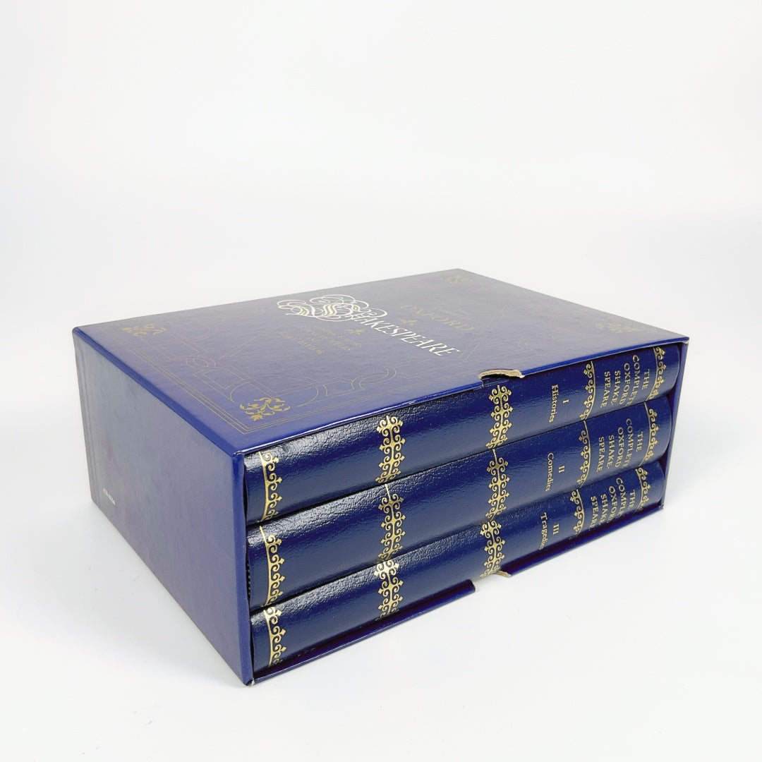 The Complete Oxford Shakespeare Hardcover 3 Book Set
