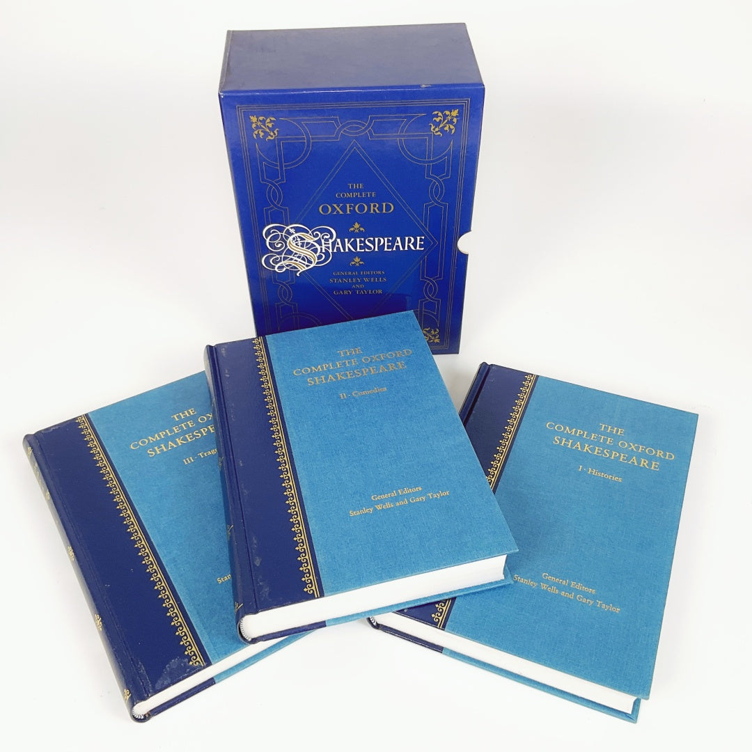 The Complete Oxford Shakespeare Hardcover 3 Book Set