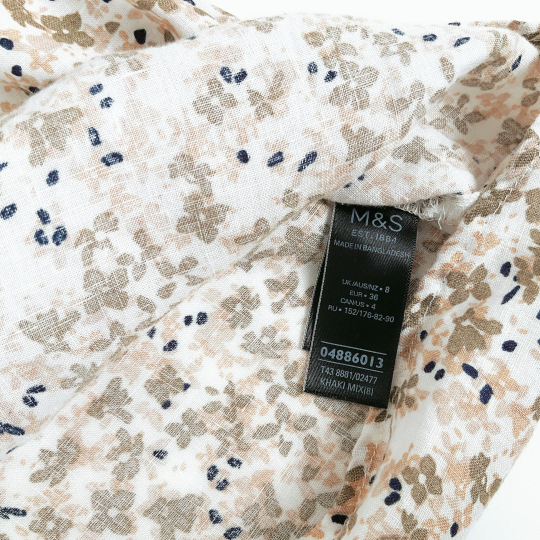 M&S Collection -Ladies Stunning 100% Linen Blouse
