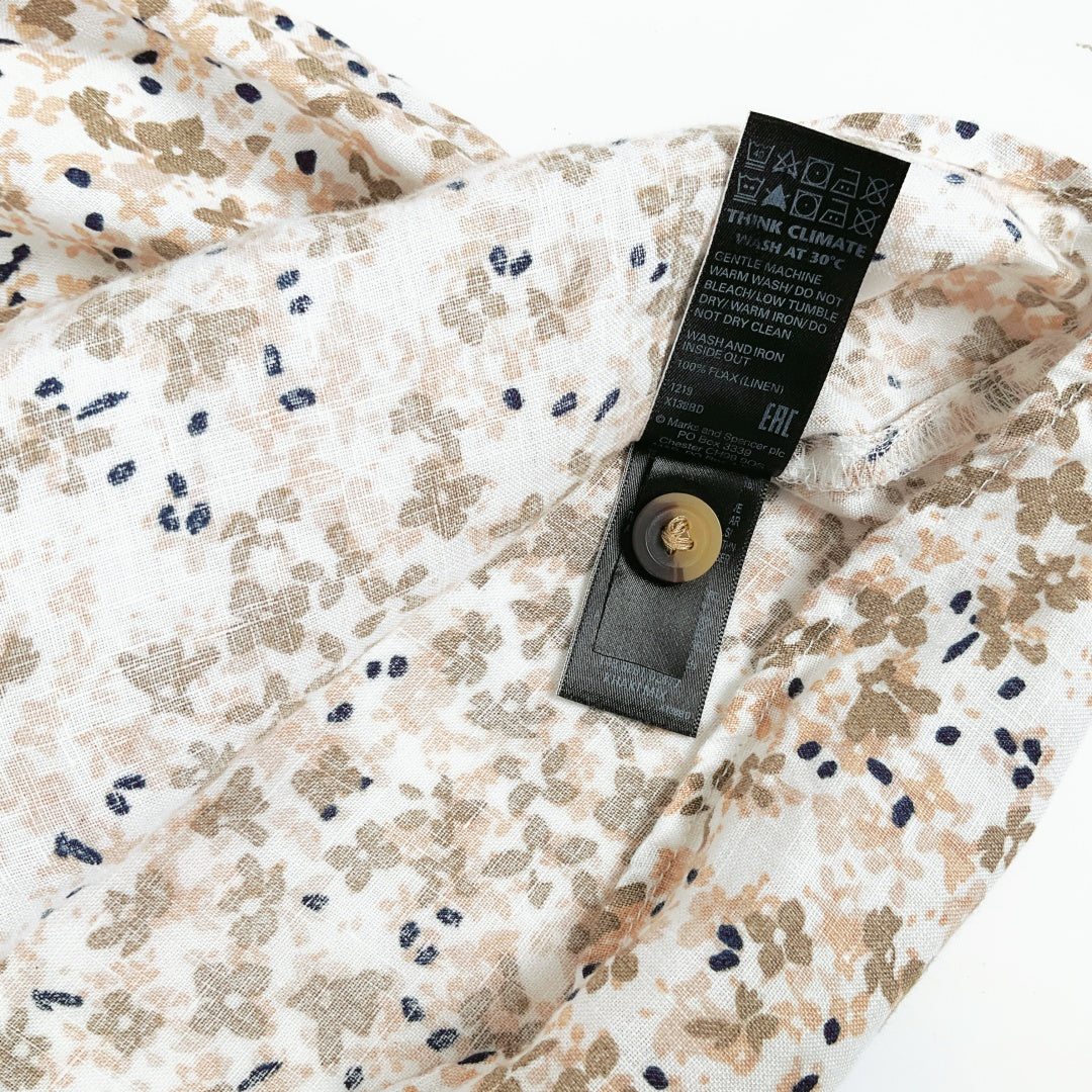 M&S Collection -Ladies Stunning 100% Linen Blouse