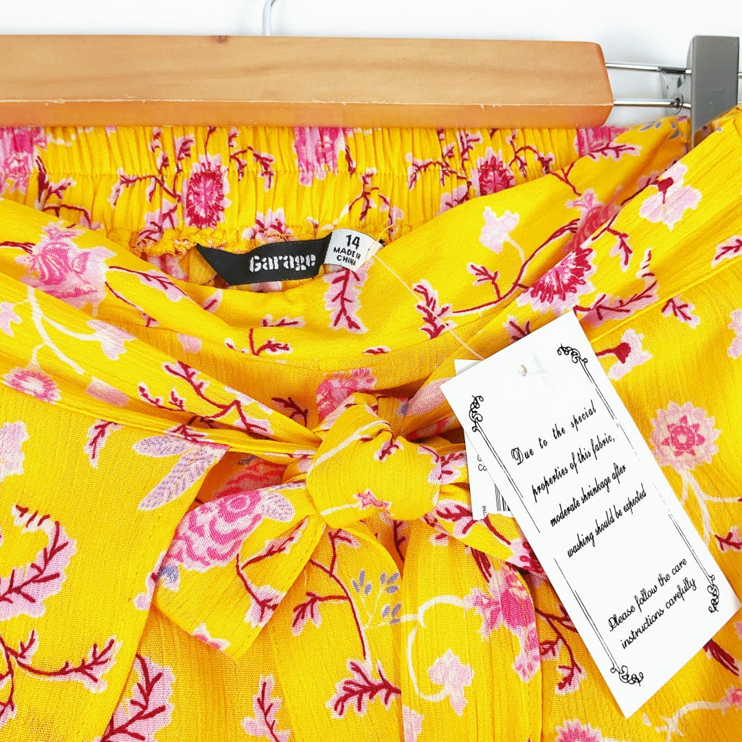 Garage - Yellow Patterned Shorts
