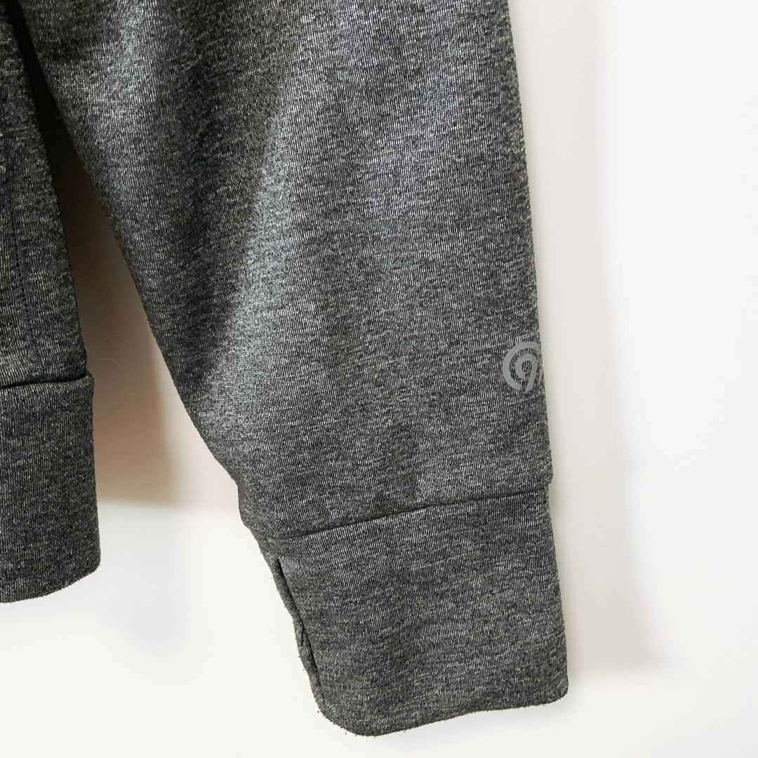 Champion-Men's contemporary grey zip-up hoodies with a front pocket