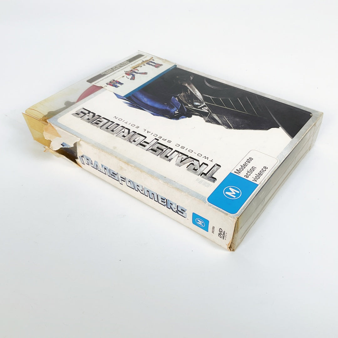 Transformers DVD with Rare Two Disk Optimus Prime Case