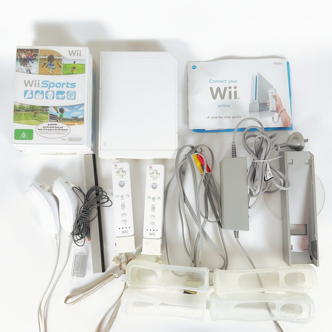 Nintendo Wii + Extras + 4-Game PAL Bundle