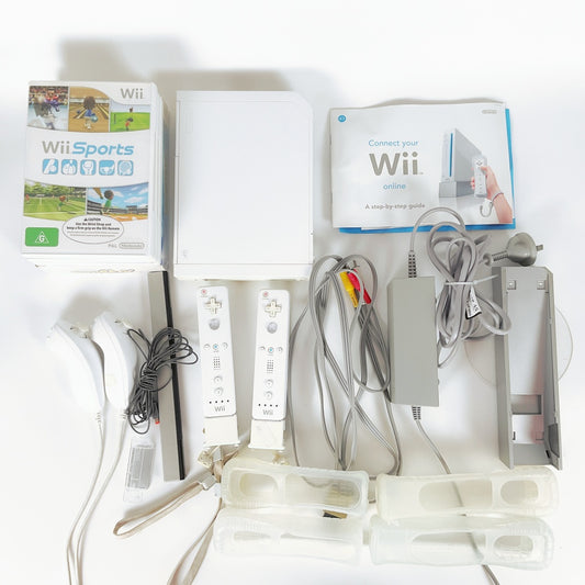Nintendo Wii + Extras + 4-Game PAL Bundle