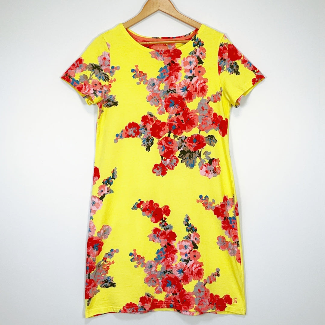 Joules - Bright Yellow Floral Dress