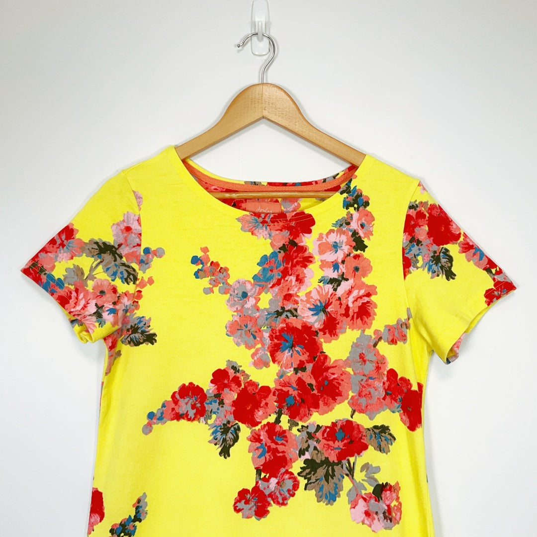 Joules - Bright Yellow Floral Dress