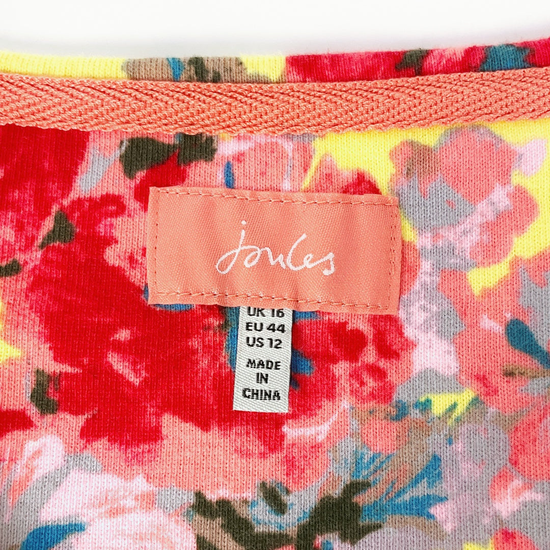 Joules - Bright Yellow Floral Dress