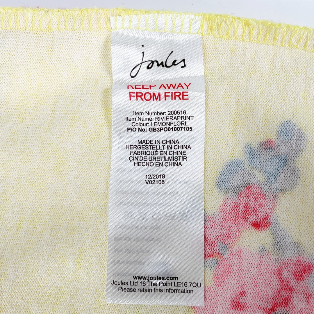 Joules - Bright Yellow Floral Dress