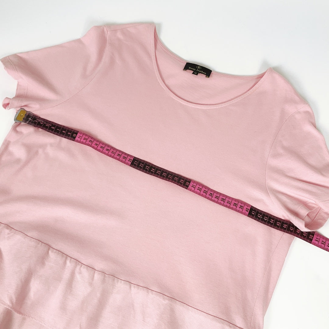 Trent Nathan - Pink Peplum Top