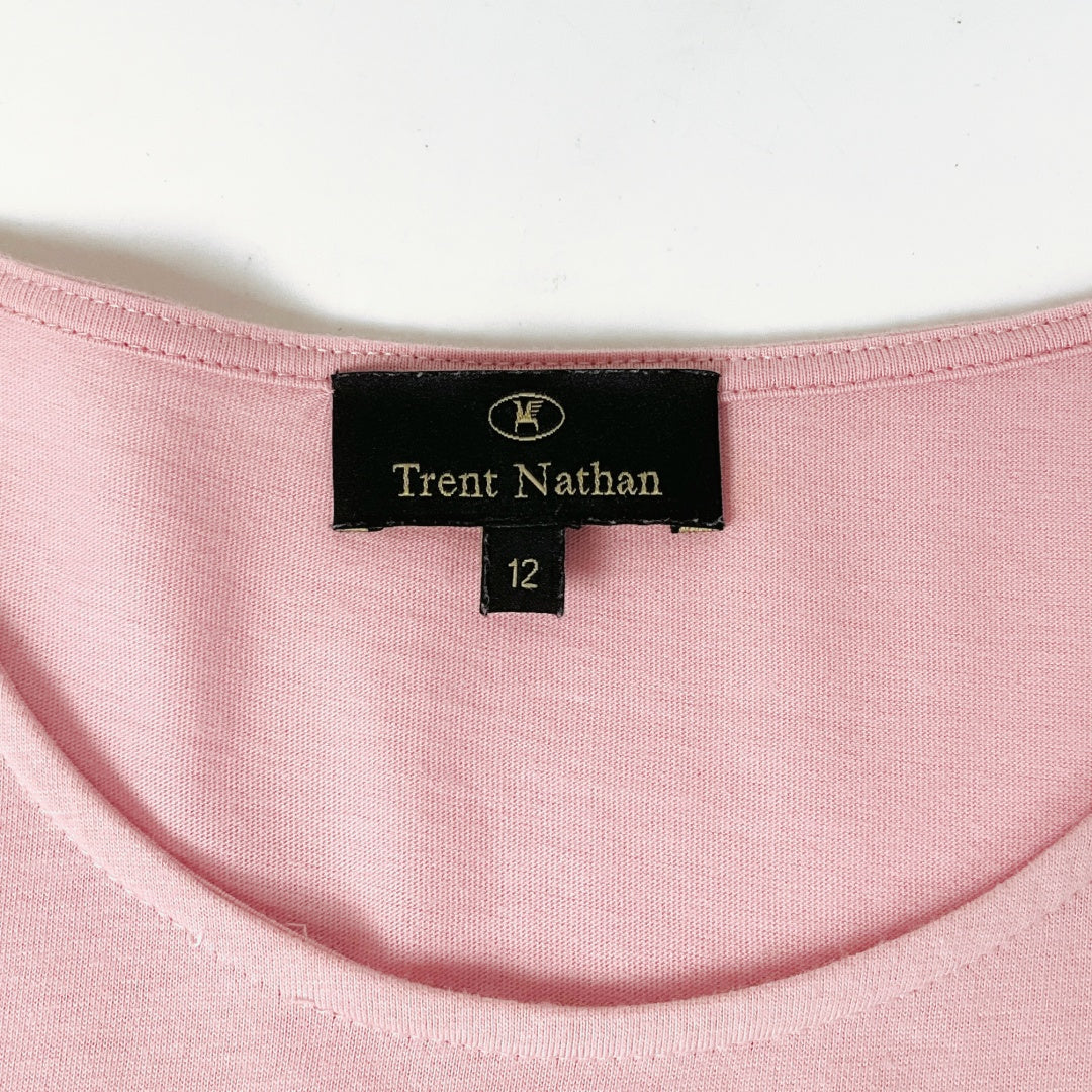 Trent Nathan - Pink Peplum Top